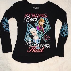 Little girls sz 4/5 frozen shirt NWOT
